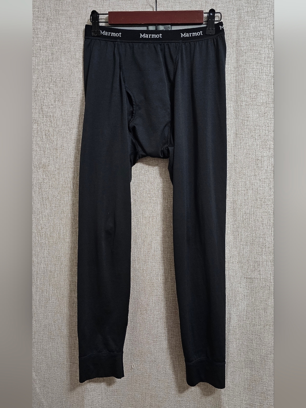Marmot Men's Black Thermal Base Layer Long Johns